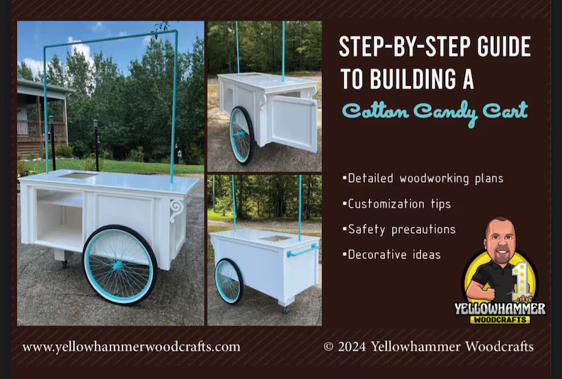 Build Plans for Cotton Candy Cart
